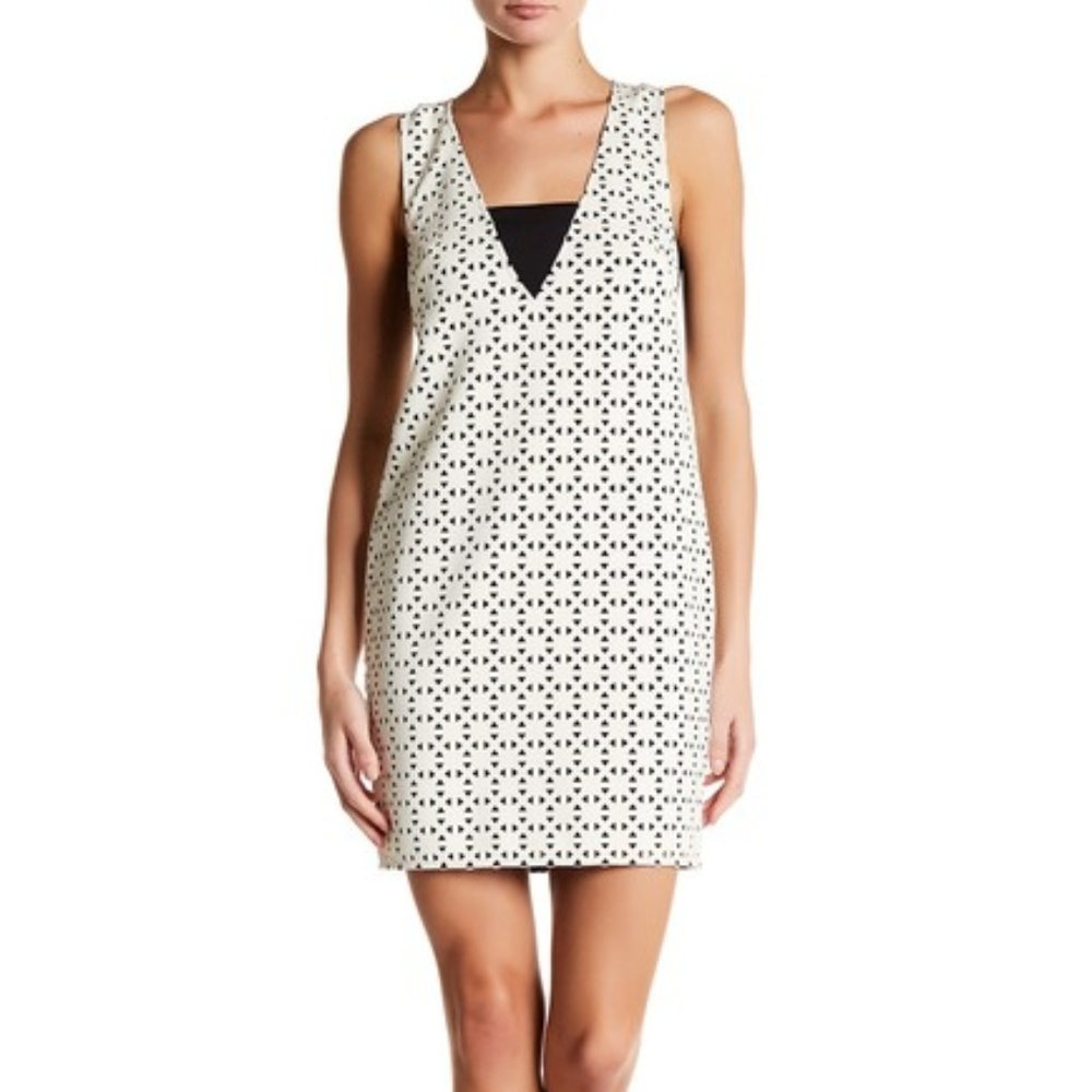 RACHEL RACHEL ROY BONE LAZER CUT DRESS NWT SIZE 2